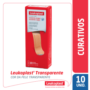 Produto Curativos leukoplast resistente a agua cor pele com 10 unidades foto 1