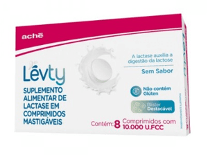 Produto Levty 10.000u.fcc caixa com 8 comprimidos mastigaveis foto 1