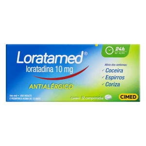 Produto Loratamed 10mg 12 comprimidos cimed foto 1