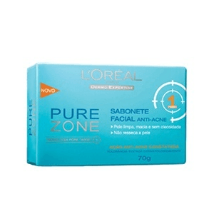 Produto Loreal pure zone sab facial anti acne 70 gramas foto 1