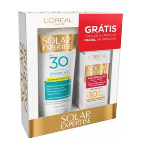 Produto Loreal solar expertise supreme fps 30 200ml grátis facial antirrugas 25g foto 1