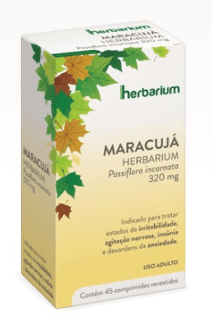 Produto Maracuja 45 comprimidos herbarium foto 1
