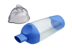 Produto Camara espacadora com mascara medicate tamanho p cor azul foto 1