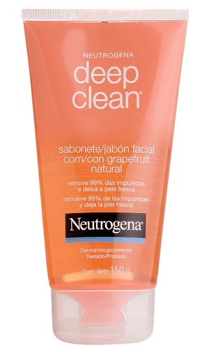 Produto Neutrogena deep clean gel de limpeza com grapefruit 150 gramas foto 1