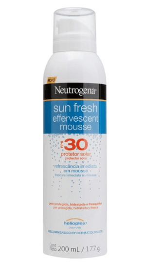 Produto Neutrogena sun fresh protetor solar mousse spray fps30 200ml foto 1