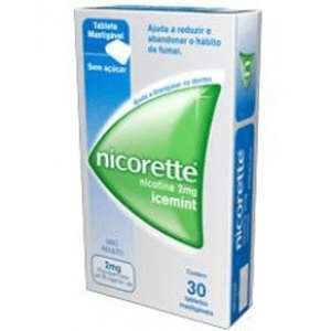 Produto Nicorette 2 mg com 30 gomas menta foto 1