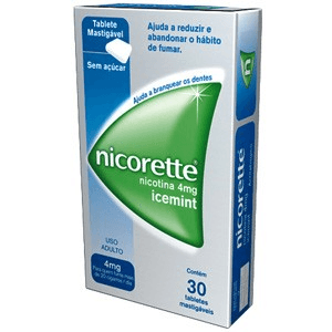 Produto Nicorette 4 mg com 30 gomas menta foto 1