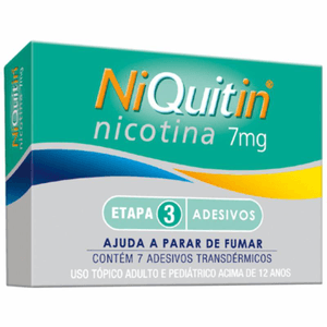 Produto Niquitin 7 mg com 7 adesivos foto 1