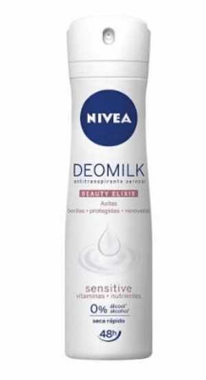 Produto Desodorante aerossol nivea deomilk sensitive 150ml foto 1