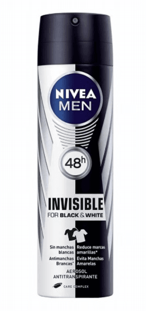 Produto Desodorante aerossol nivea men invisible b&w power 150ml foto 1
