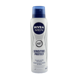 Produto Desodorante aerossol nivea sensitive protect for men 150ml foto 1