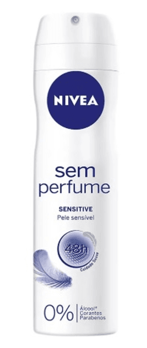 Produto Desodorante aerossol nivea sensitive sem perfume 150ml foto 1