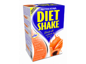 Produto Diet shake nutrilatina sabor mamao 400 gramas foto 1