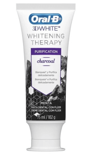 Produto Creme dental oral b 3d white therapy purification charcoal 102g foto 1
