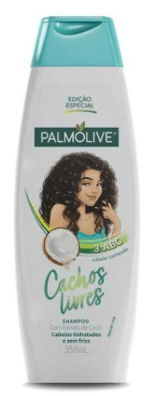 Produto Shampoo palmolive cachos livres com extrato de coco 350ml foto 1