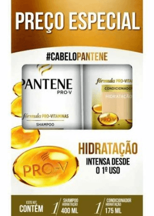 Produto Kit pantene hidratação shampoo 400ml + condicionador 175ml foto 1