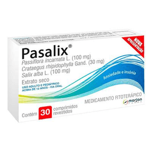 Produto Pasalix 30 comprimidos revestidos
 foto 1