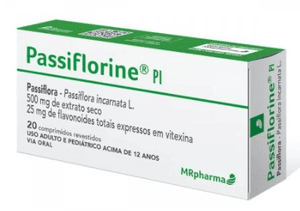 Produto Passiflorine pi 500mg caixa com 20 comprimidos foto 1