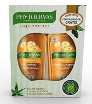 Produto Kit shampoo 250ml + condicionador 250ml phytoervas iluminador foto 1