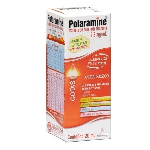 Produto Polaramine 2,8 mg / ml 20 ml gotas foto 1