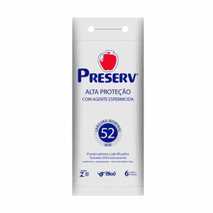Produto Preservativo preserv alta  proteção com 6 unidades
 foto 1