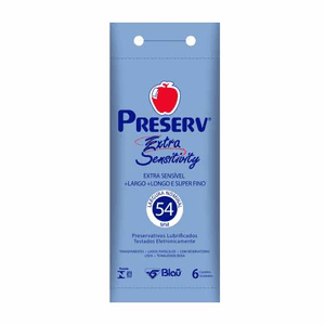 Produto Preservativo preserv extra sensitivity com 6 unidades

 foto 1