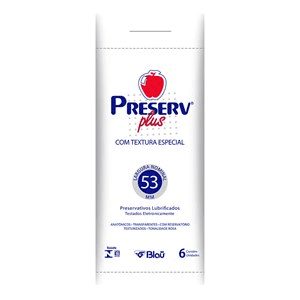 Produto Preservativo preserv plus com 6 unidades
 foto 1