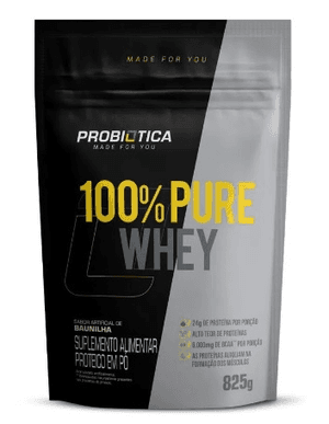 Produto Whey 100% pure probiotica refil 825g sabor baunilha foto 1