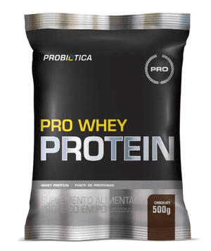 Produto Probiotica pro whey protein sabor chocolate 500g refil foto 1