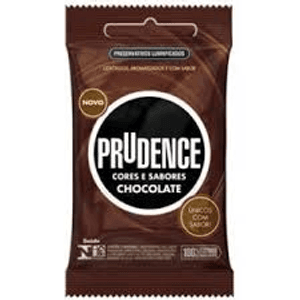 Produto Preservativo prudence plus chocolate com 3 unidades foto 1