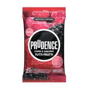Produto Preservativo prudence tutti-frutti com 3 unidades foto 1