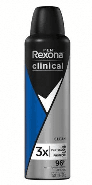Produto Desodorante aerossol rexona clinical men 150ml foto 1