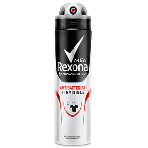 Produto Desodorante aerossol rexona men antibacterial + invisible 150ml
 foto 1