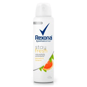 Produto Desodorante aerosol rexona  stay fresh pomelo & verbena 150ml foto 1