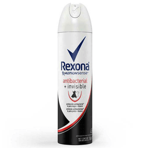 Produto Desodorante aerossol rexona woman antibacterial + invisible 150ml
 foto 1