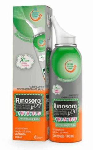 Produto Rinosoro jet xt 0,9% infantil 100ml spray foto 1