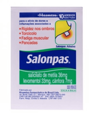 Produto Salonpas adesivo pequeno com 10 unidades foto 1
