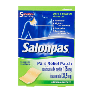Produto Salonpas pain relief patch 5 emplastro foto 1