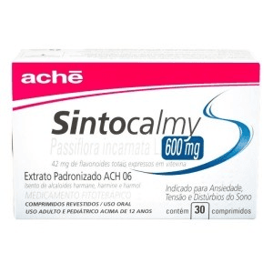 Produto Sintocalmy 600 mg com 30 comprimidos foto 1