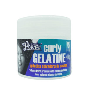 Produto Gelatina curly gelatine ativadora de cachos  400g
 foto 1
