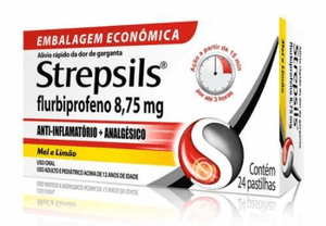 Produto Strepsils 24 pastilhas sabor mel e limao foto 1