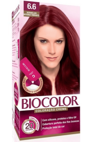Produto Tintura biocolor mini kit 6.6 vermelho intenso vibrante foto 1