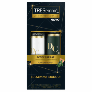 Produto Kit tresemme detox capilar shampoo 400ml + condicionador 200ml foto 1