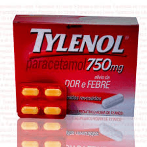 Produto Tylenol 750 mg com 20 comprimidos foto 1