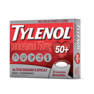 Produto Tylenol paracetamol 750mg com 10 comprimidos revestidos foto 1
