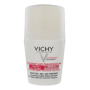 Produto Vichy desodorante roll-on deo ideal finish anti-transpirante 48hr 50ml foto 1