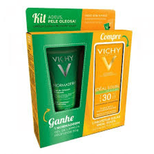 Produto Vichy ideal soleil antiacne fps30 50g + normaderm gel 60g foto 1
