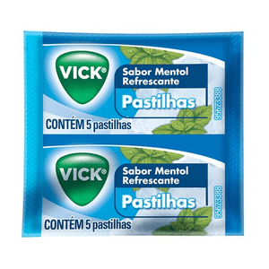Produto Vick com  5 pastilhas sabor mentol foto 1