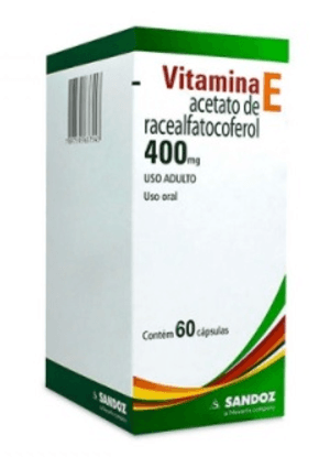 Produto Vitamina e 400mg caixa com 60 capsulas sandoz foto 1