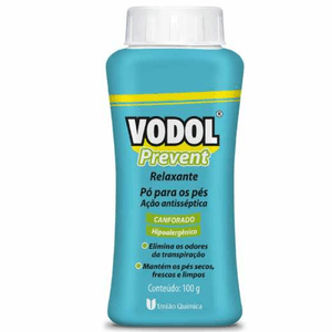 Produto Vodol prevent relaxante pó para os pés 100g
 foto 1